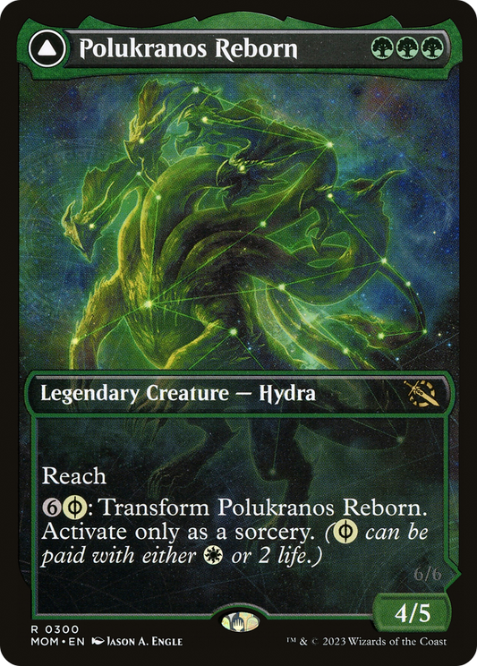 Polukranos Reborn // Polukranos, Engine of Ruin (MOM-300) - March of the Machine: (Showcase)
