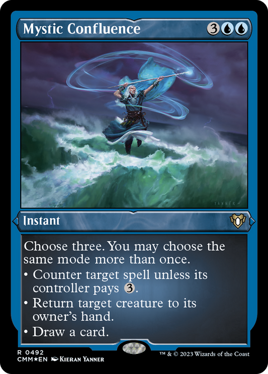 Mystic Confluence (CMM-492) - Commander Masters Etched Foil