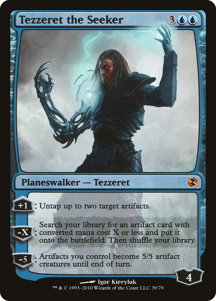Tezzeret the Seeker (DDF-039) - Duel Decks: Elspeth vs. Tezzeret Foil