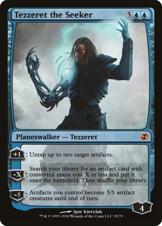 Tezzeret the Seeker (DDF-039) - Duel Decks: Elspeth vs. Tezzeret Foil