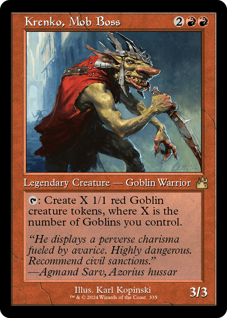 Krenko, Mob Boss Retroframe