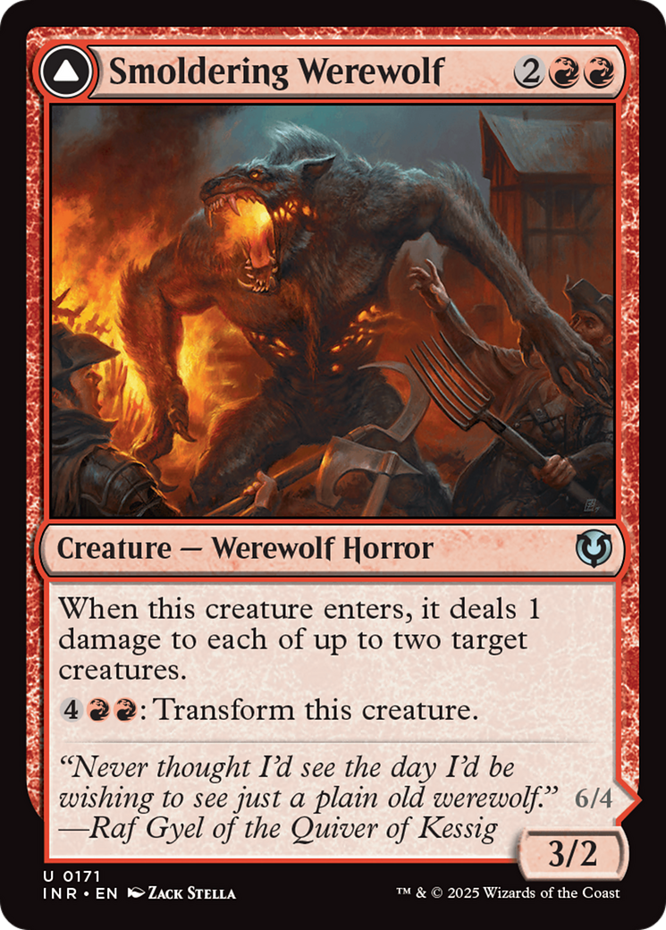 Smoldering Werewolf (-171) - Innistrad Remastered Foil