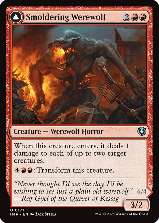 Smoldering Werewolf (-171) - Innistrad Remastered Foil