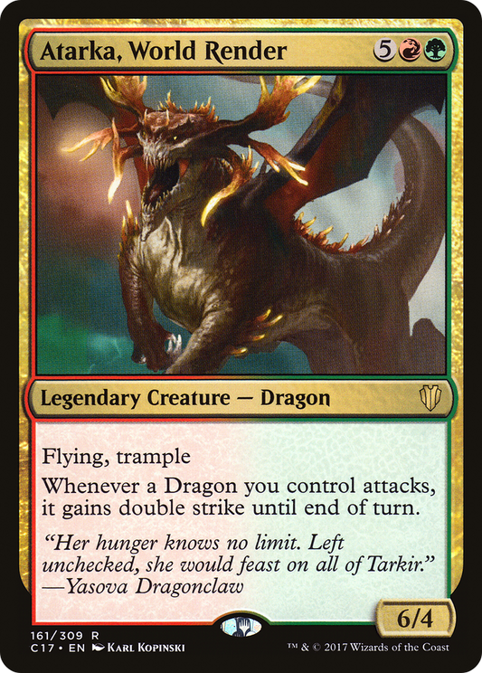 Atarka, World Render (C17-161) - Commander 2017