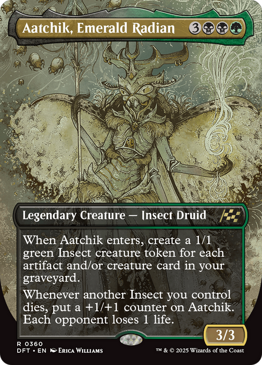 Aatchik, Emerald Radian (Borderless) (DFT-360) - Aetherdrift
