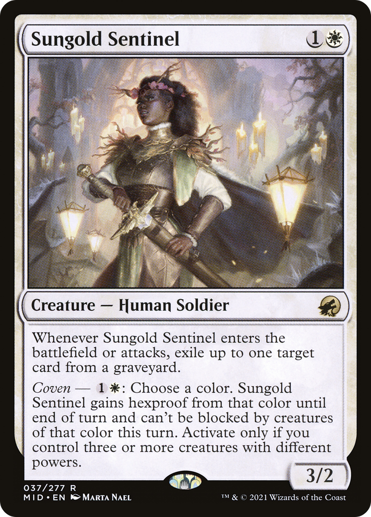 Sungold Sentinel (MID-037) - Innistrad: Midnight Hunt