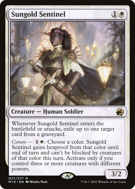 Sungold Sentinel (MID-037) - Innistrad: Midnight Hunt