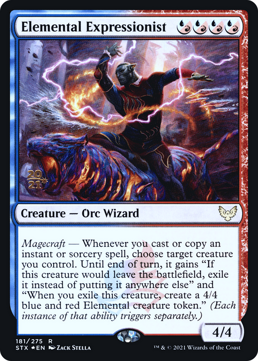 Elemental Expressionist (PRE-181S) - Strixhaven: School of Mages Promos Foil
