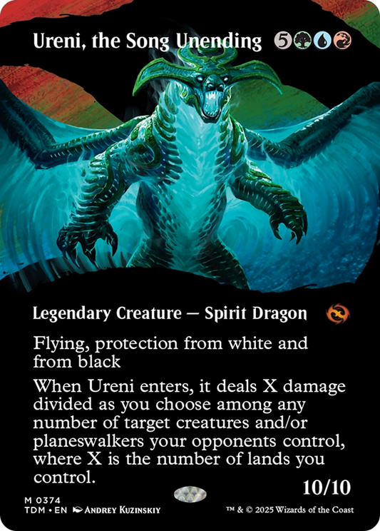 Ureni, the Song Unending (Borderless) (TDM-374) - Tarkir: Dragonstorm