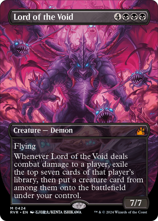 Lord of the Void (RVR-424) - Ravnica Remastered (Borderless) Foil