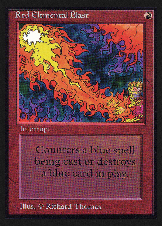 Red Elemental Blast (IED-170) - Intl. Collectors' Edition