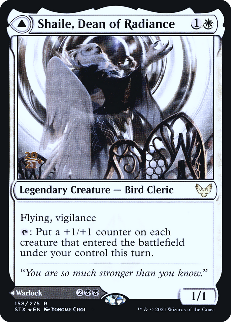 Shaile, Dean of Radiance // Embrose, Dean of Shadow (PRE-158S) - Strixhaven: School of Mages Promos Foil