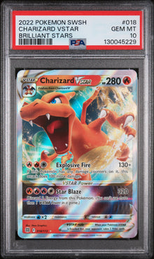 CHARIZARD VSTAR #018 PSA 10