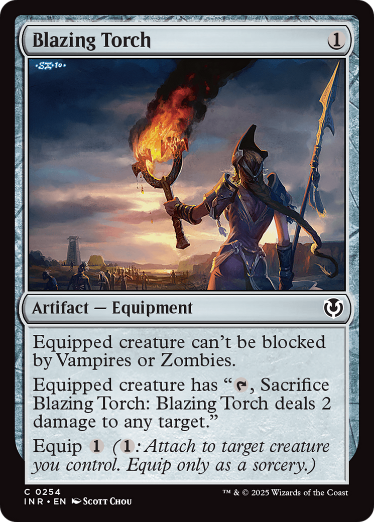 Blazing Torch (-254) - Innistrad Remastered