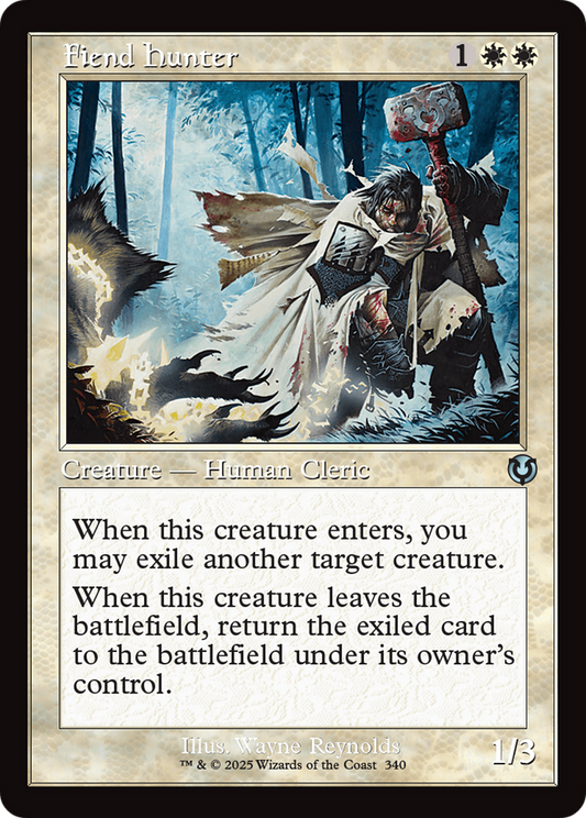 Fiend Hunter (Retro Frame) (-340) - Innistrad Remastered Foil