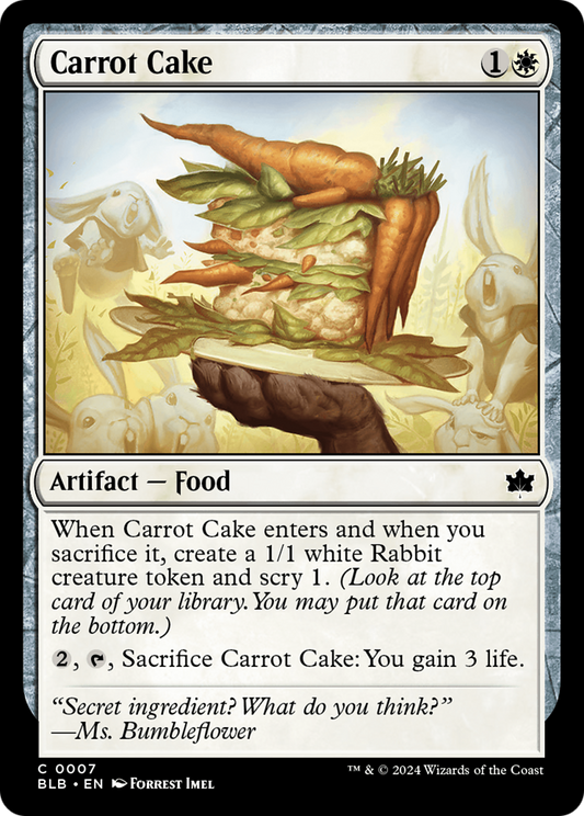 Carrot Cake (BLB-007) - Bloomburrow Foil