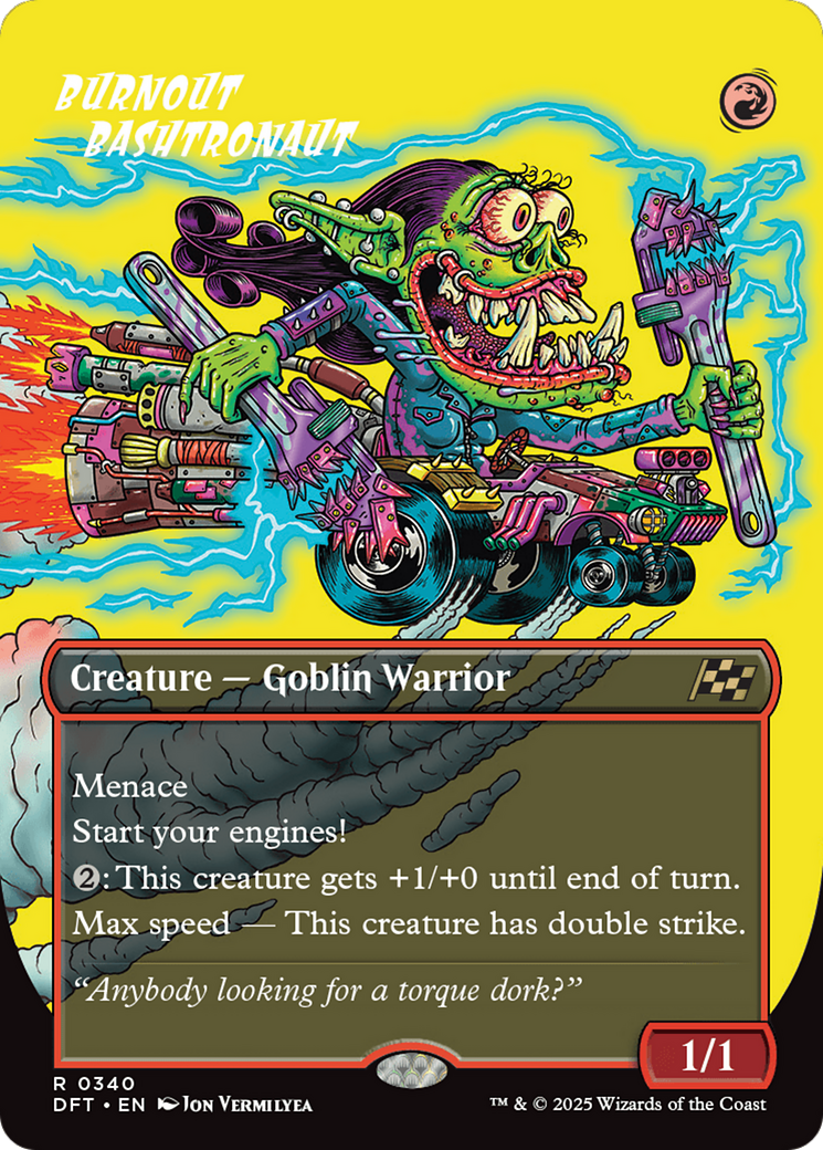 Burnout Bashtronaut (Borderless) (DFT-340) - Aetherdrift Foil