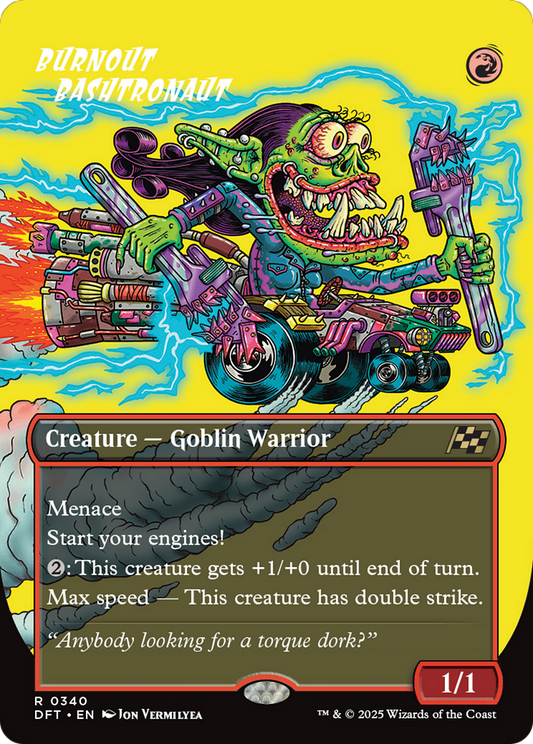 Burnout Bashtronaut (Borderless) (DFT-340) - Aetherdrift Foil