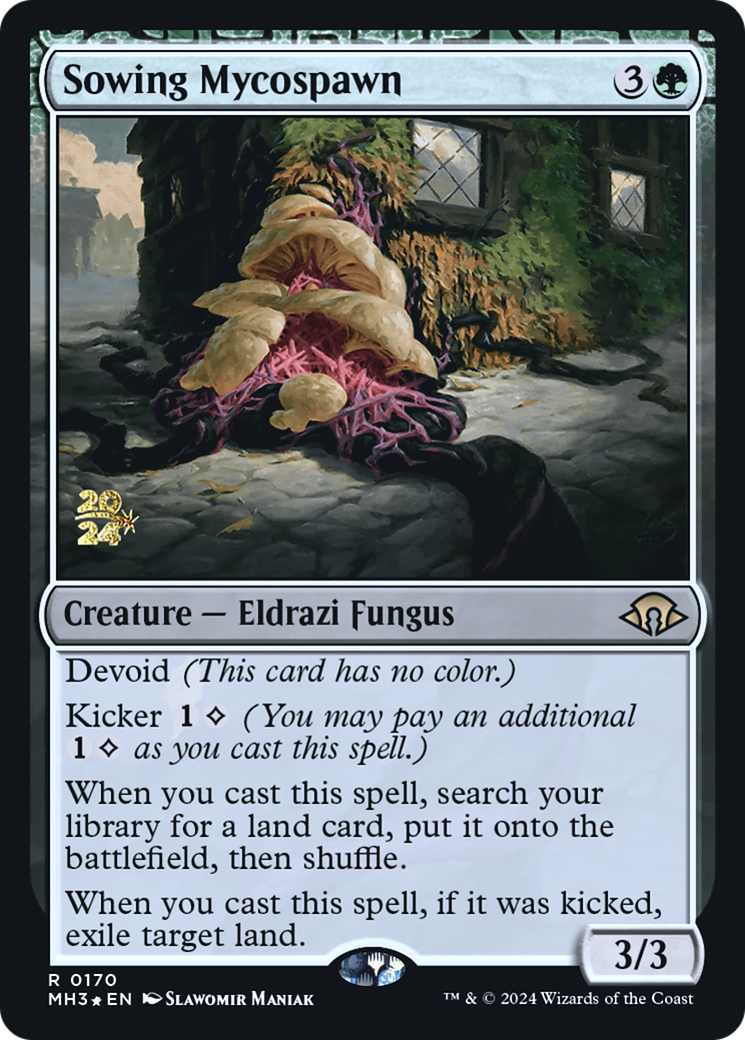 Sowing Mycospawn (PMH3-170S) - Modern Horizons 3 Promos Foil