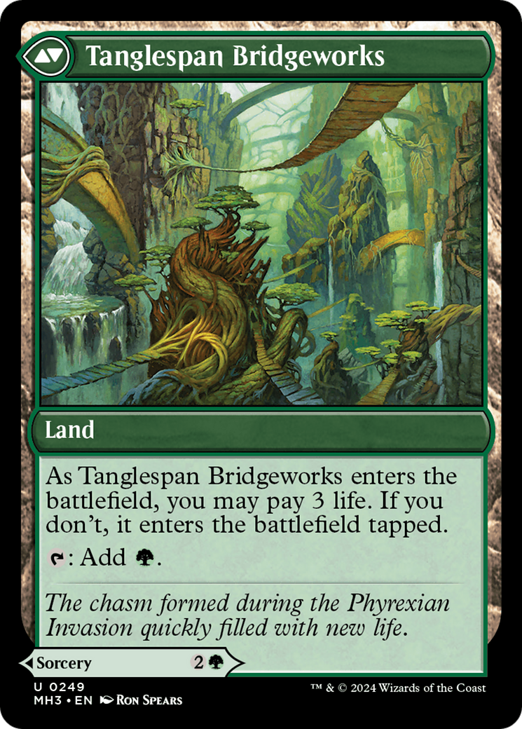 Bridgeworks Battle // Tanglespan Bridgeworks (MH3-249) - Modern Horizons 3 Foil