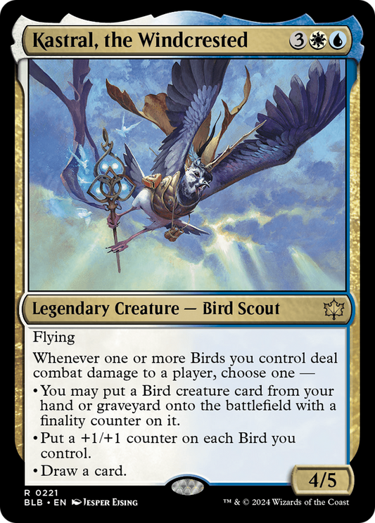 Kastral, the Windcrested (BLB-221) - Bloomburrow