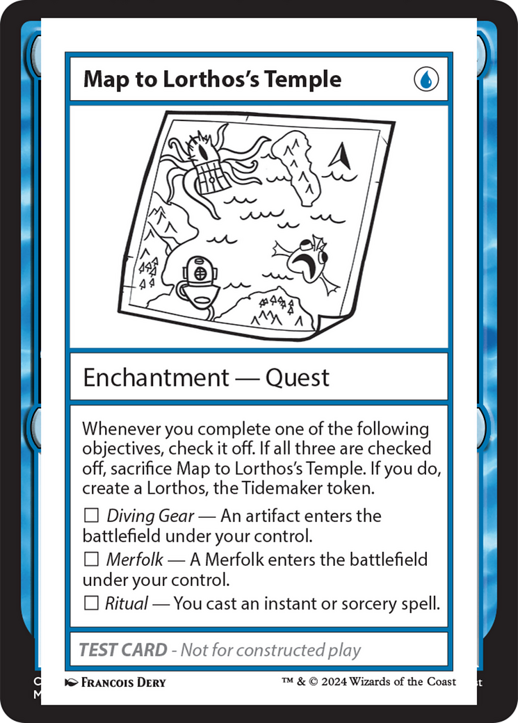 Map to Lorthos's Temple (MB2PC-) - Mystery Booster 2