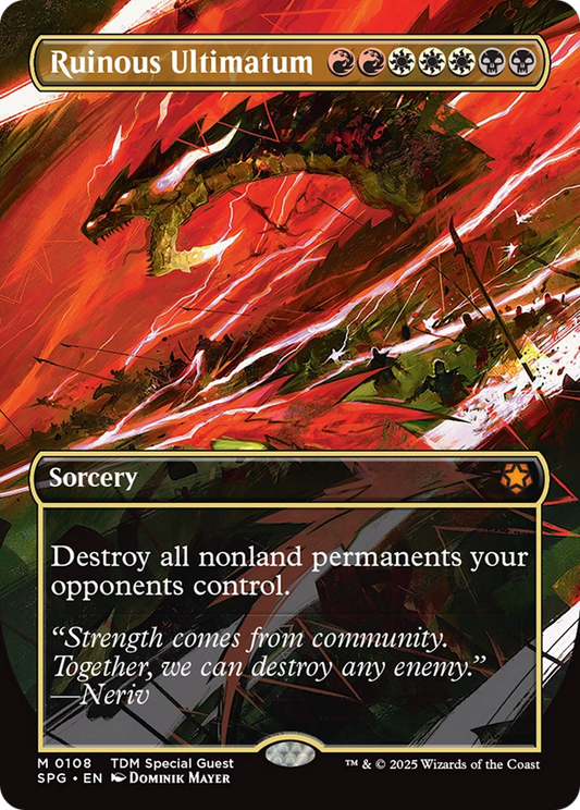 Ruinous Ultimatum (SPG-108) - Special Guests (Borderless) Foil