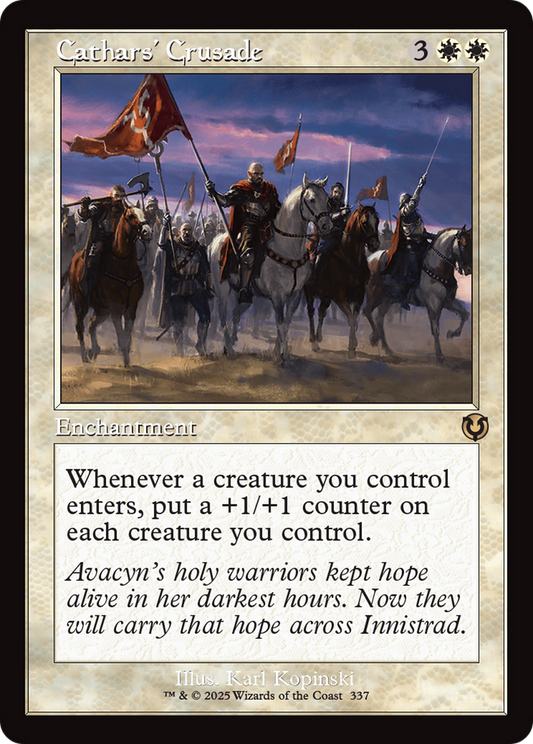Cathars' Crusade (Retro Frame) (-337) - Innistrad Remastered Foil