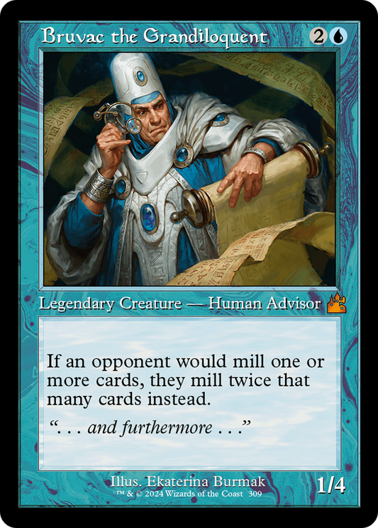 Bruvac the Grandiloquent Retroframe Foil