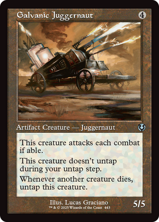 Galvanic Juggernaut (Retro Frame) (-443) - Innistrad Remastered