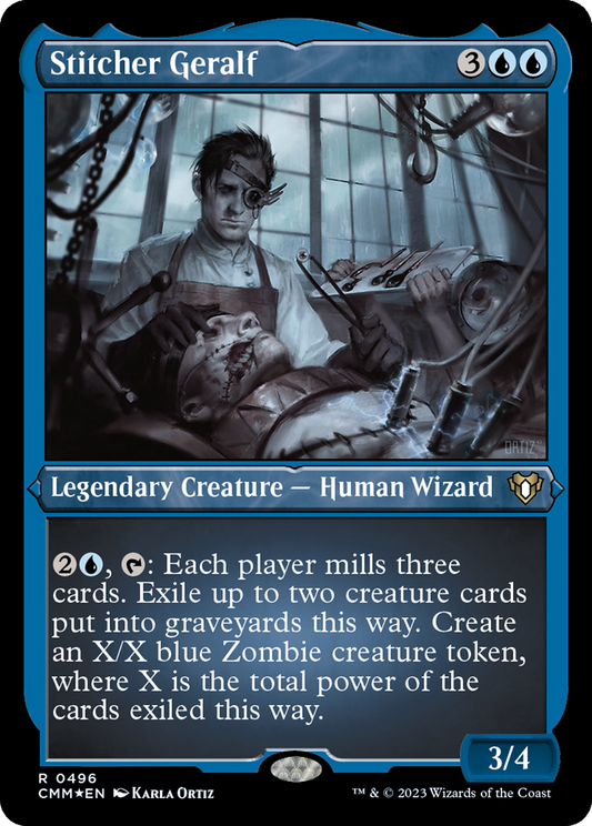 Stitcher Geralf (CMM-496) - Commander Masters Etched Foil
