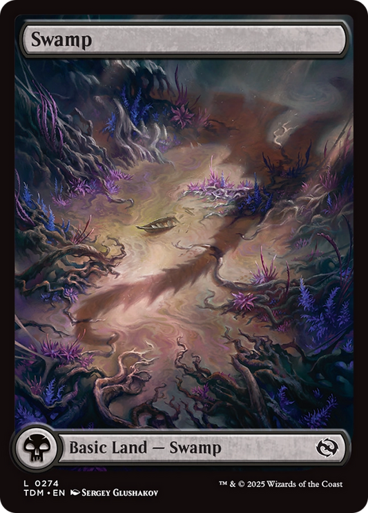 Swamp (0274) (TDM-274) - Tarkir: Dragonstorm Foil