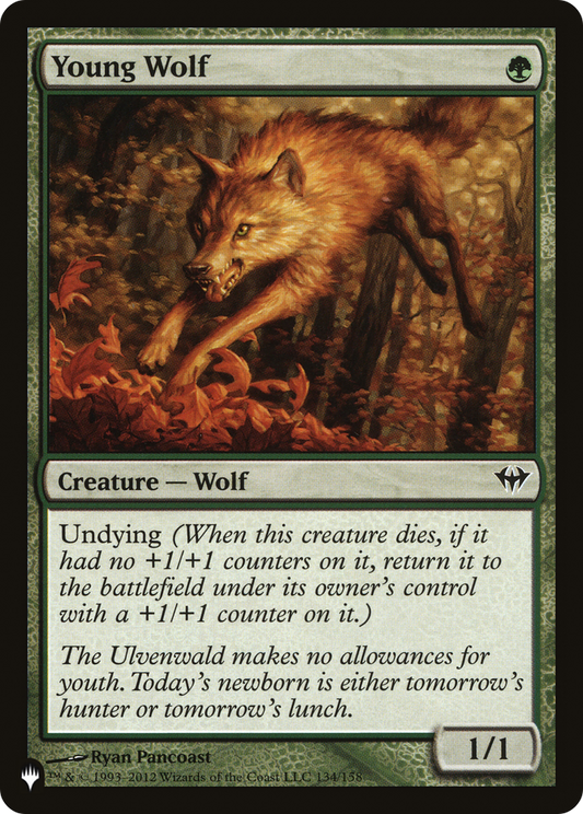 Young Wolf (LIST-134/158) - The List