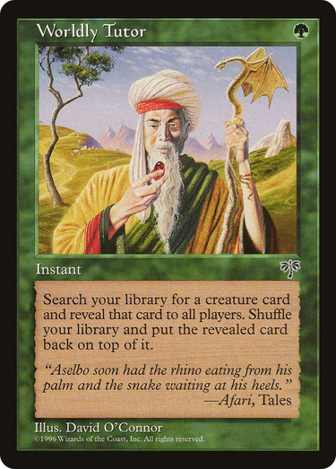Worldly Tutor (MIR-) - Mirage