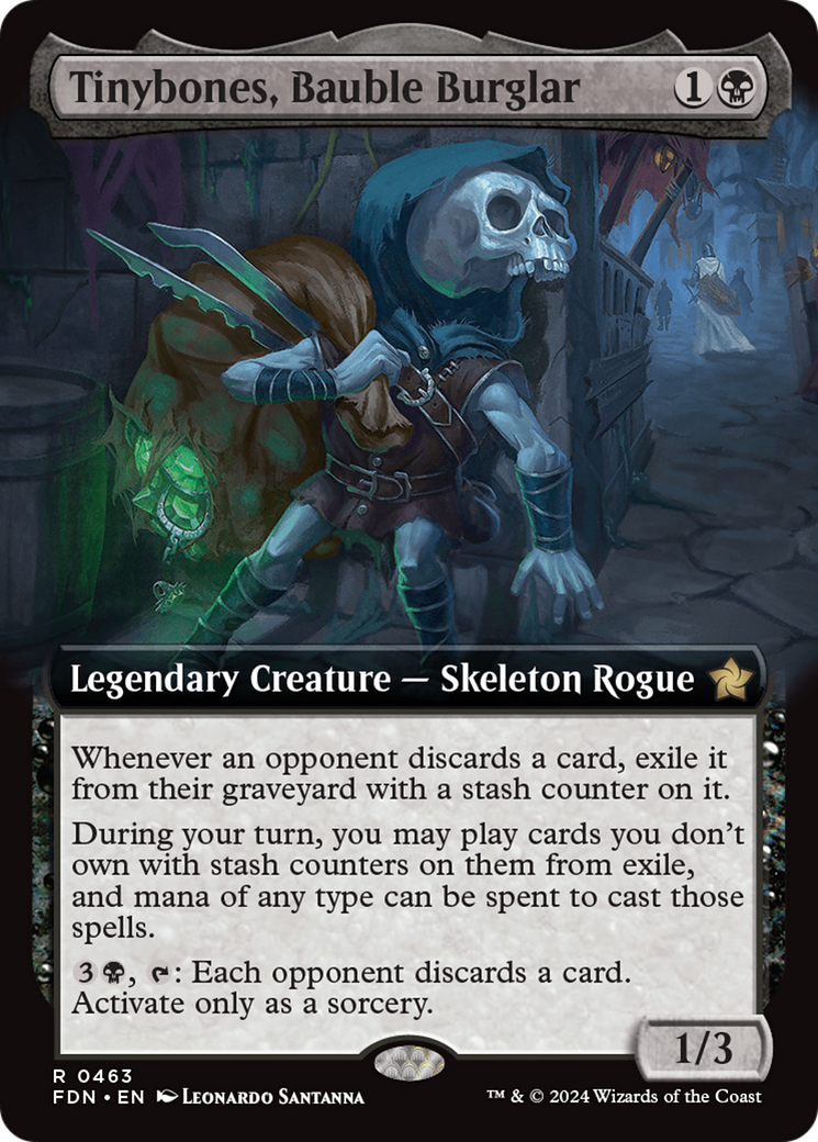 Tinybones, Bauble Burglar (FDN-463) - Foundations: (Extended Art) Foil