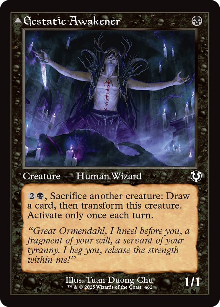 Ecstatic Awakener // Awoken Demon (Retro Frame) (-462) - Innistrad Remastered Foil