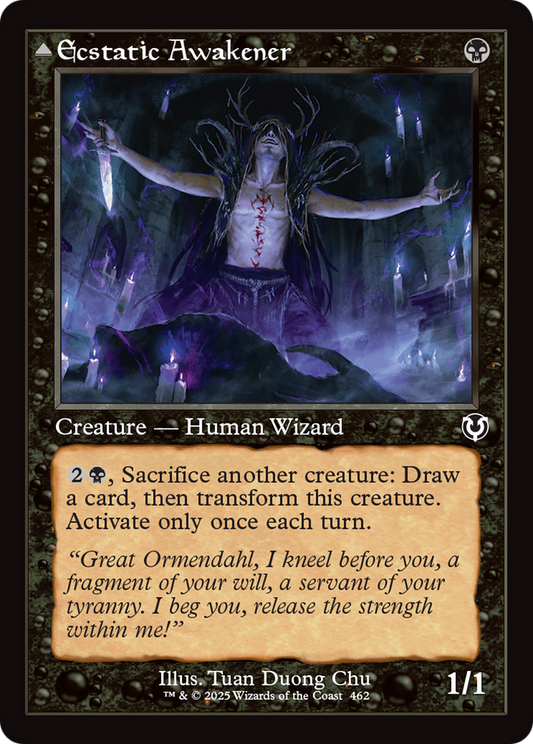 Ecstatic Awakener // Awoken Demon (Retro Frame) (-462) - Innistrad Remastered Foil