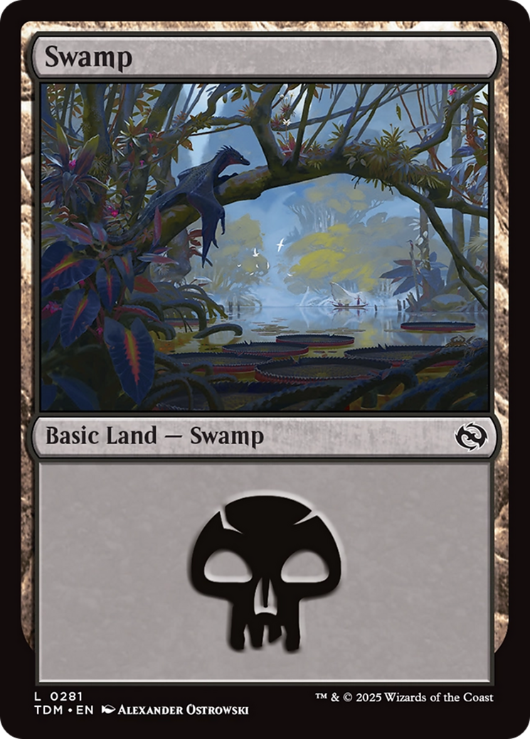 Swamp (0281) (TDM-281) - Tarkir: Dragonstorm