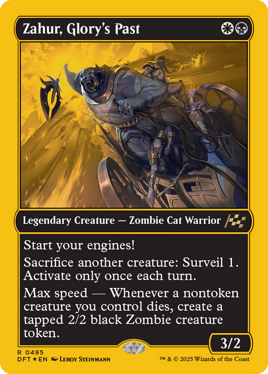 Zahur, Glory's Past (First-Place Foil) (DFT-229) - Aetherdrift Foil
