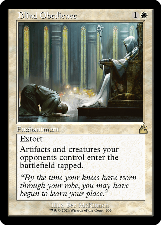 Blind Obedience (RVR-303) - Ravnica Remastered