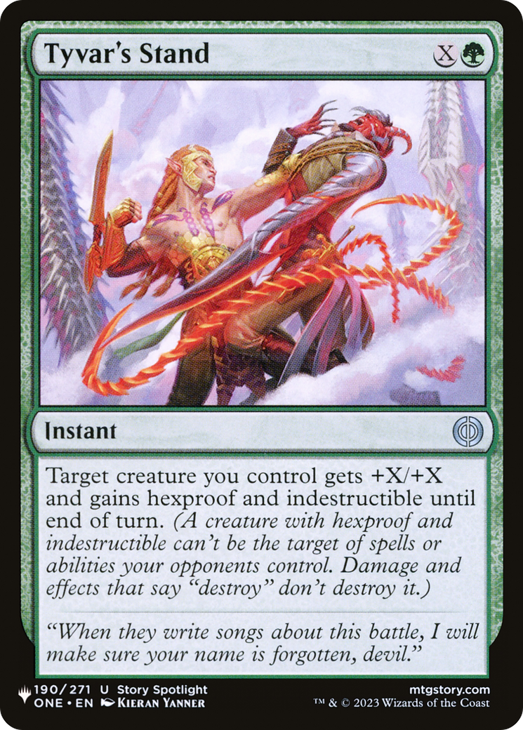 Tyvar's Stand (LIST-190/271) - The List