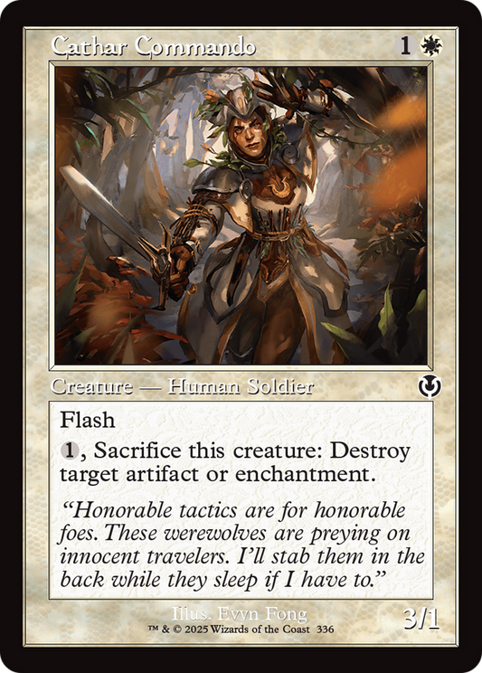 Cathar Commando (Retro Frame) (-336) - Innistrad Remastered