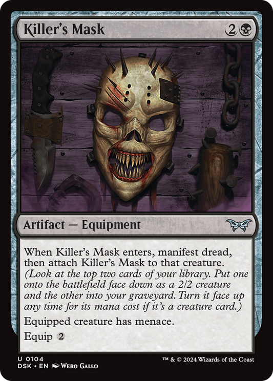 Killer's Mask (DSK-104) - Duskmourn: House of Horror