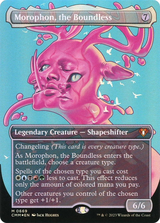 Morophon, the Boundless (CMM-1058) - Commander Masters (Borderless) Foil