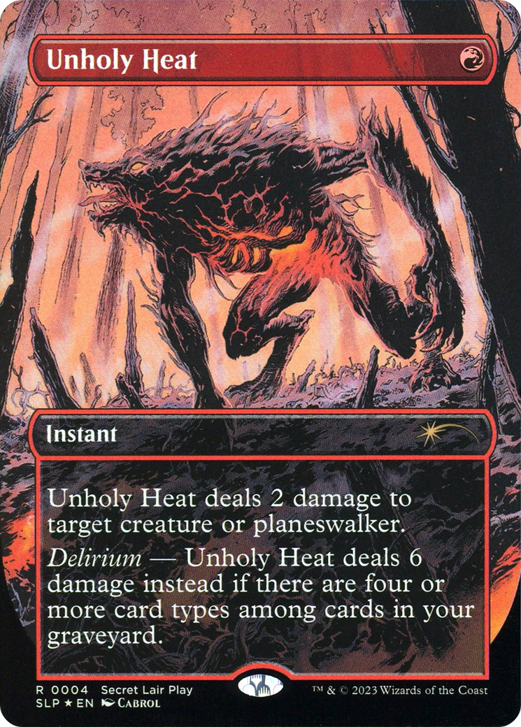 Unholy Heat Borderless Foil