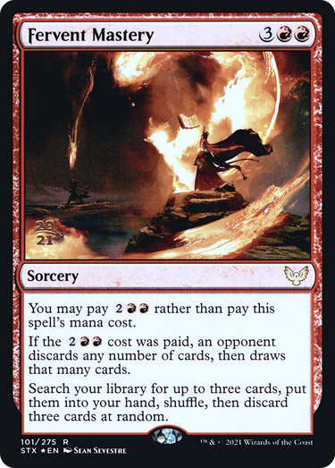 Fervent Mastery (PRE-101) - Strixhaven: School of Mages Promos Foil
