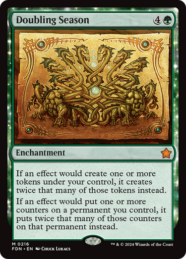 Doubling Season (FDN-216) - Foundations: (enchantment)