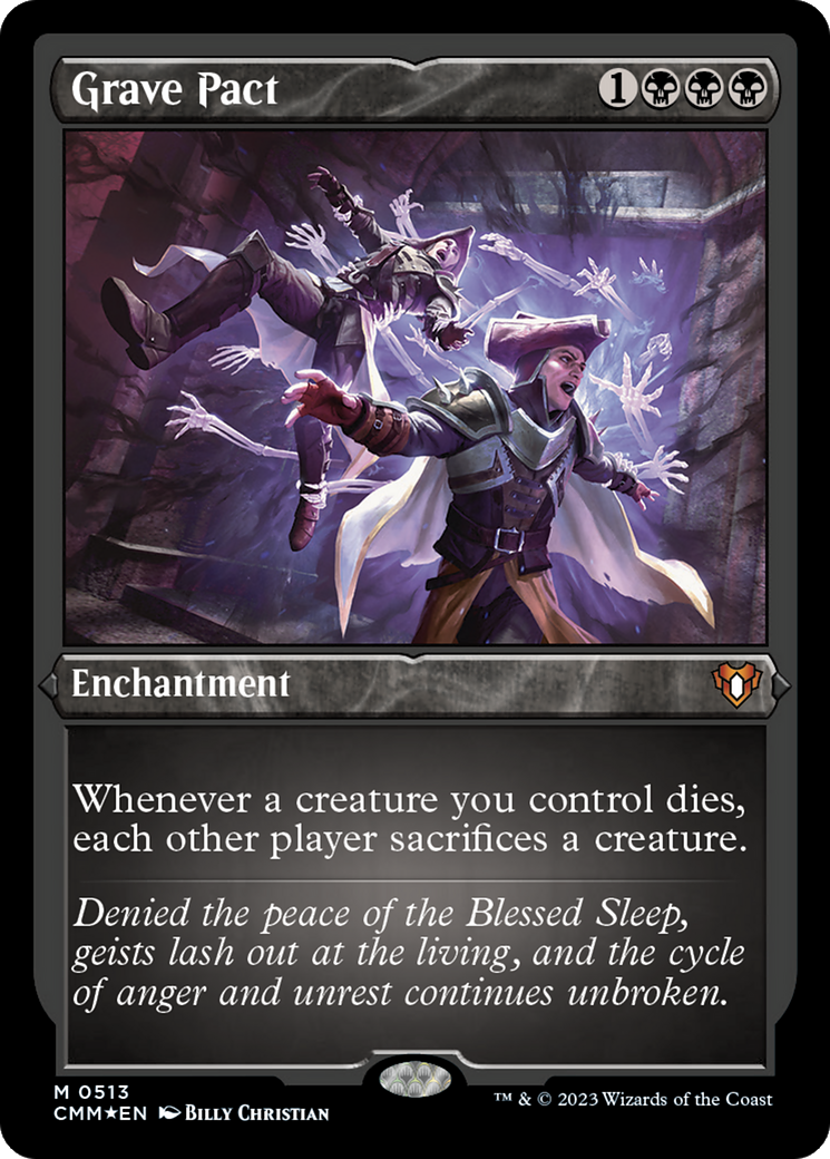 Grave Pact (CMM-513) - Commander Masters Etched Foil