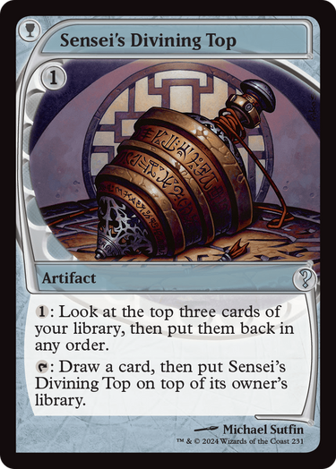 Sensei's Divining Top (Future Sight) (MB2-231) - Mystery Booster 2 Foil