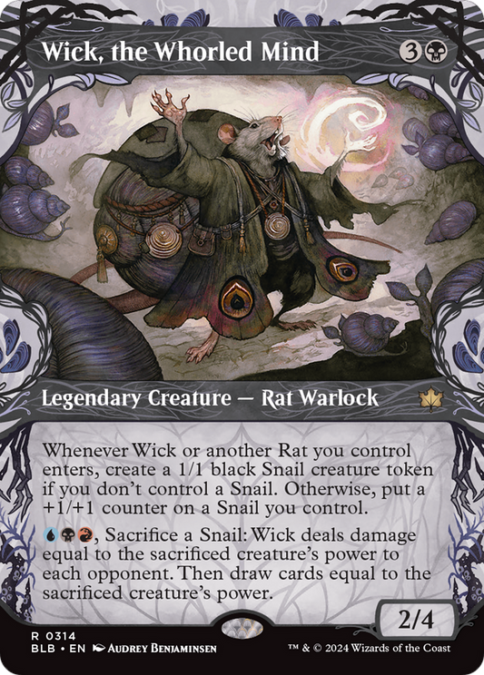 Wick, the Whorled Mind (BLB-314) - Bloomburrow: (Showcase) Foil